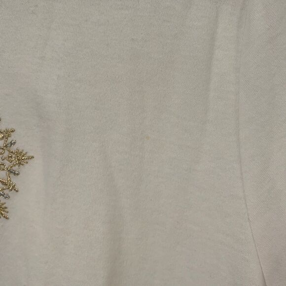 Croft&Barrow Snowflake Tee   - Picture 6 of 6
